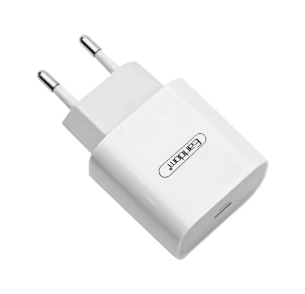 Earldom® 18W QC PD Fast Charger With (Lightning Cable) (EU)- White