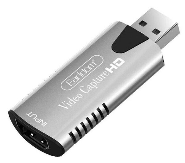 Earldom® 4K HDMI Video Capture Card, USB 3.0- Silver