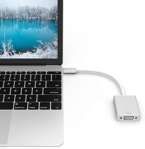 • Yiany® Thunderbolt 3 Type C to VGA Male to Female Converter- White - Image 5