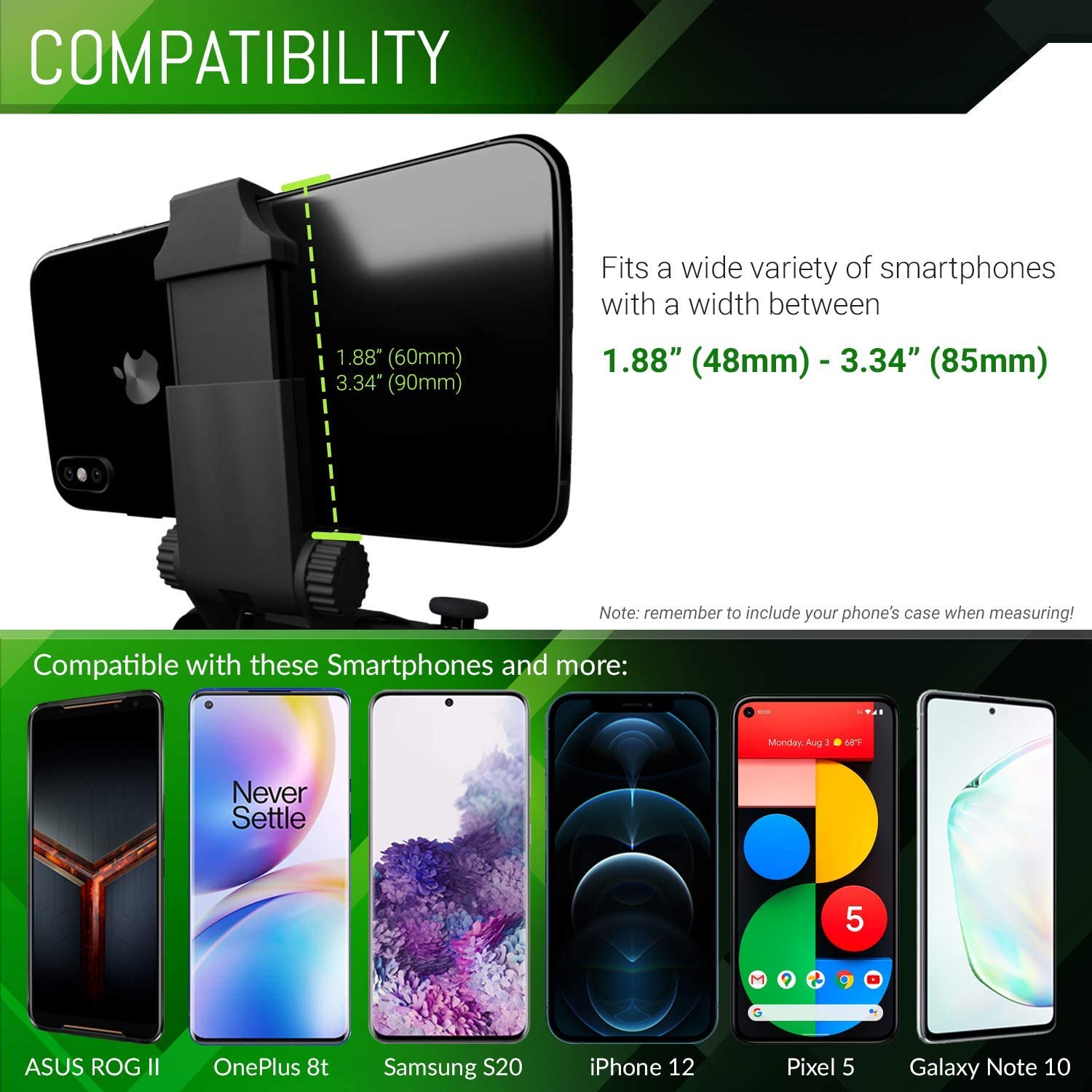 Orzly® Mobile Gaming Clip For Xbox One, Series X|S Controller (Officially licensed)- Black - Image 5