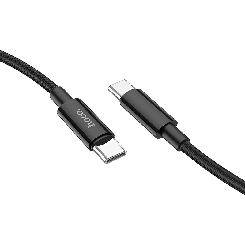 • HOCO® X68 Type-C to Type-C 100W PD Fast Charging And Data Transmittion Cable 2M- Black
