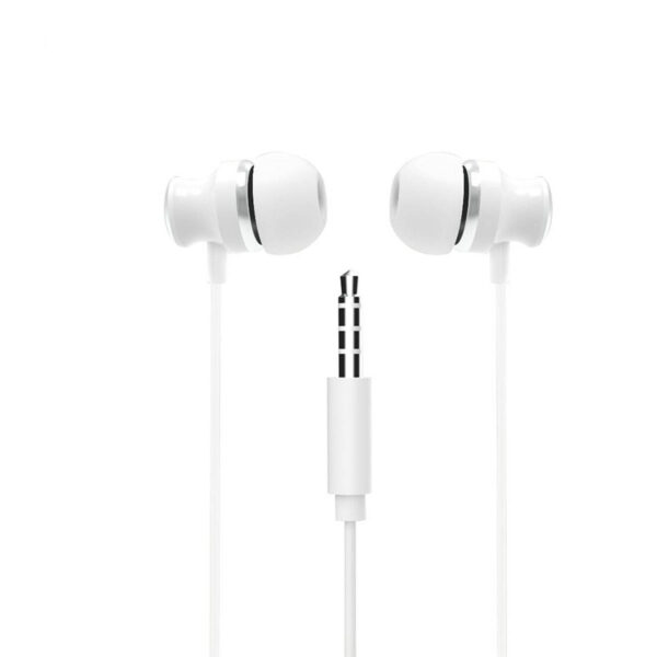 Earldom® ET-E28 Wired Stereo Earphone With Mic 3.5m jack- White