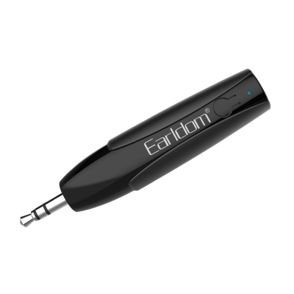 Earldom® Bluetooth v5.0 to aux 3.5mm jack audio receiver- Black