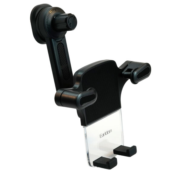 Earldom® Air Vent Car Holder Double Clamp- Black