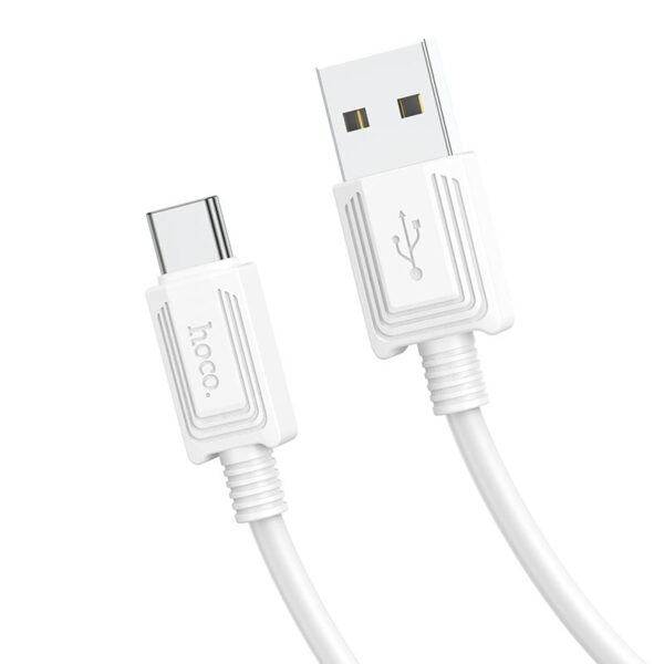 • Hoco® Cable USB to Type-C X73 3A Charging Data sync 1M- White