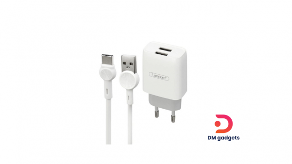 Earldom® 2 Usb Power Adapter 12w white