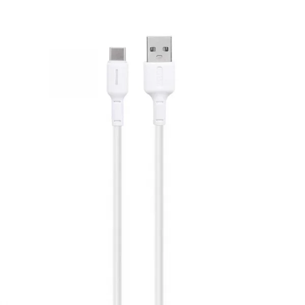 Earldom® LED Cable USB to Type-C 5A Charging Data sync 1M- White