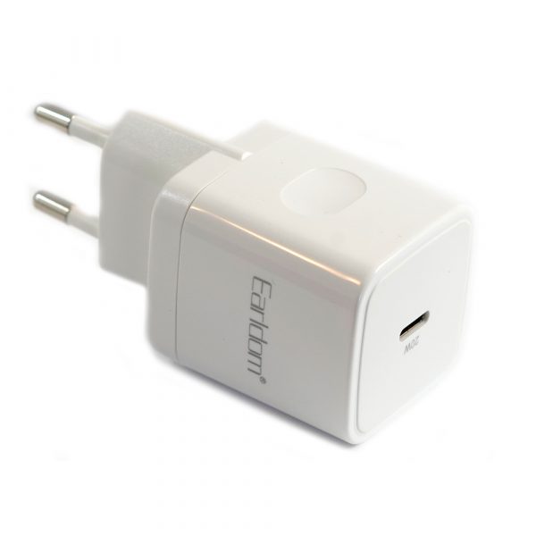 • Earldom® Mini PD 20W Fast Charger With (TYPE-C cable) (EU)- White