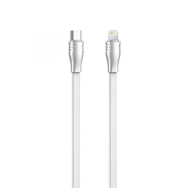 Ldnio® USB Type-C To Lightning PD Charge & Date Sync 30W Charging Flat Cable 1M- White