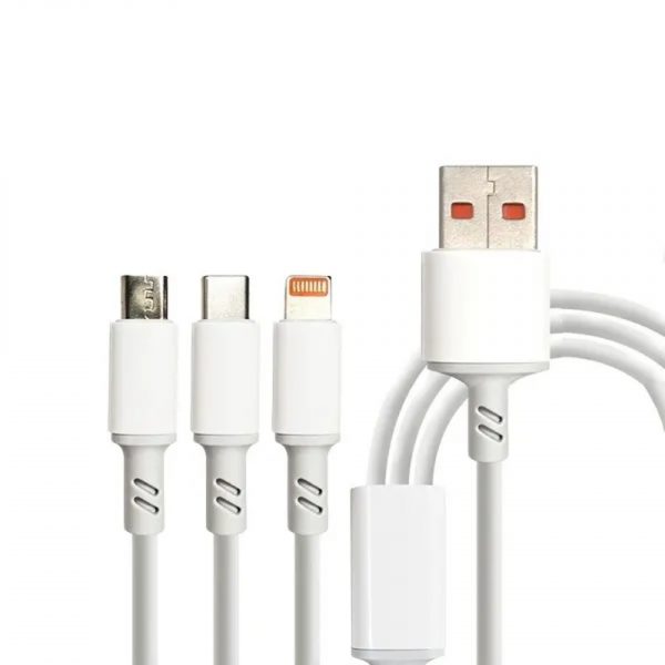 Treqa® CA-887 3 in1 USB Cable