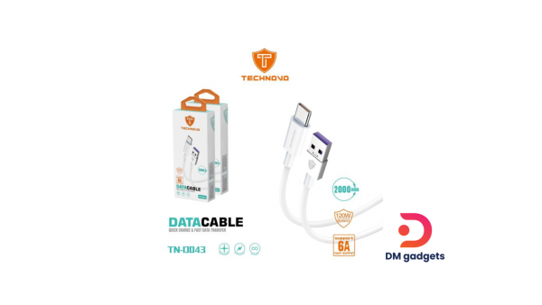 Technovo® datacable 6A 120W 2m