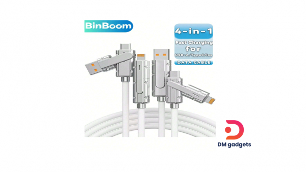 Binboom® 4 in 1 DataCable 1m Orange