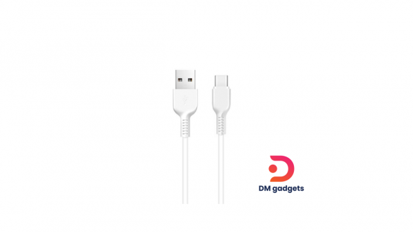 Hoco® X20charging type-c cable 3m - White - Image 2