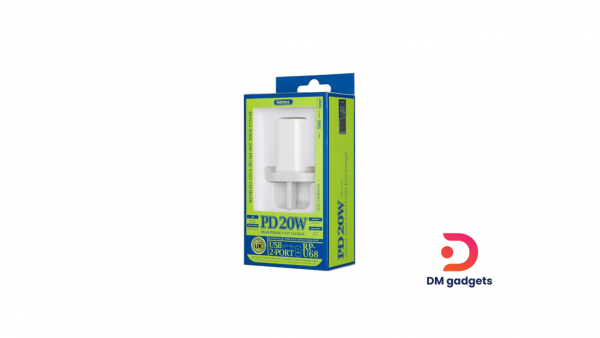 Remax® RP-U68-EU 20W PD+QC Dual Wall Charger-White - Image 2