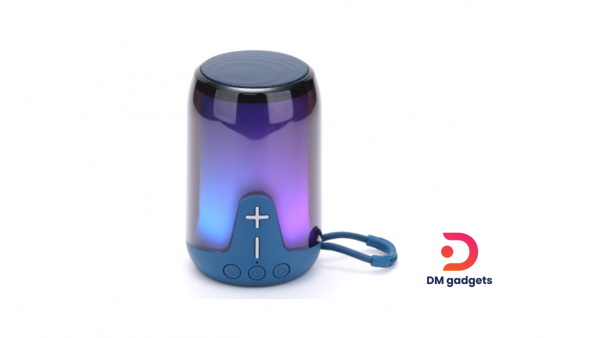 TG®TG652 Mini Bluetooth Speaker with Deep Bass Stereo Sound RGB Pulse Light Party box/Blue