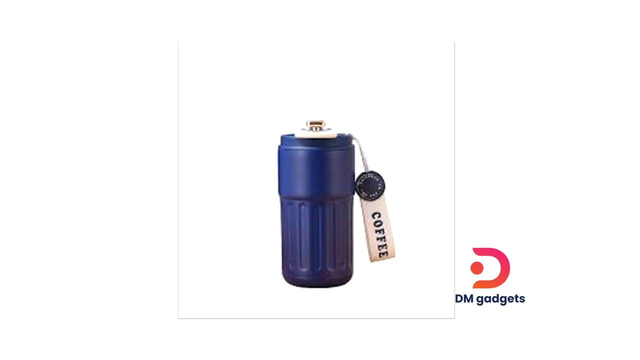 LIMPUS®Smart Thermos Bottle Coffee Mug Digital Led Temperature, Stainless Steel Vacuum Coffe Mug-blue