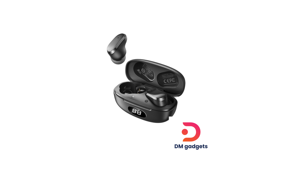 XO® X19 Ark Digital Display TWS Bluetooth Earbuds - Black