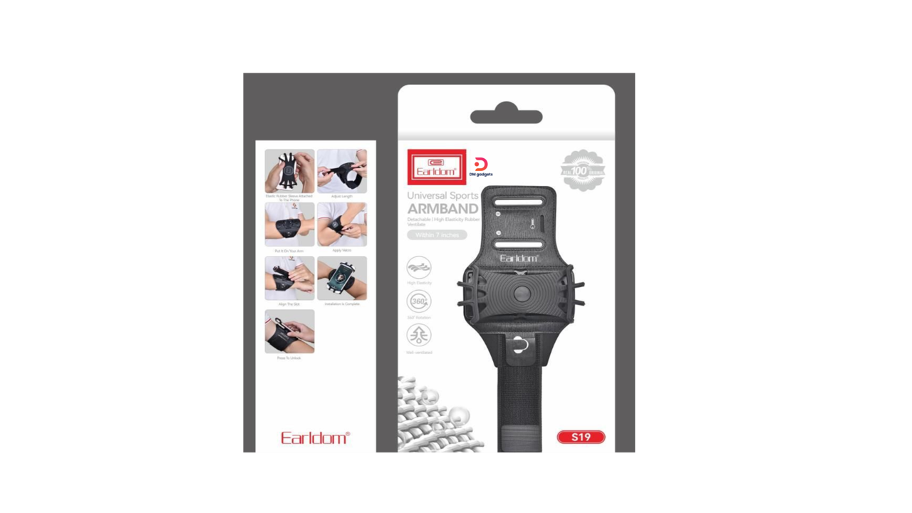 Earldom®ET-S19 Universal Running Sports Armband Case Within 7inches - Image 2