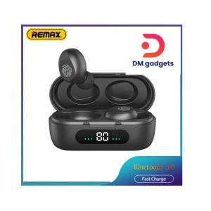 REMAX® TWS-41 Tws Wireless Headphones Headset Earbuds Lcd Digital Bluetooth Earphone-Black