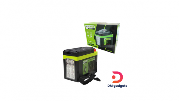 GDSuper® GD-1208 Portable Emergency Light - Solar Energy Storage Battery 12V 8Ah Emergency portable light