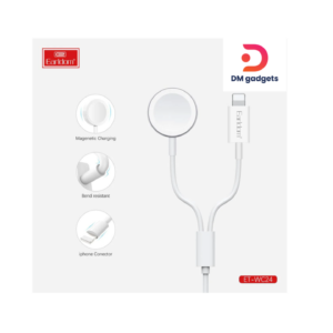 Earldom®ET-W24 2-In-1 2A Magnetic Wireless Charging for Apple Watch & Smartwatch-White