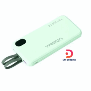 TREQA®TR-963 Powerbank 10000Mah with Type-C and iOS cables 3.0/Led Display 22.5W-Green