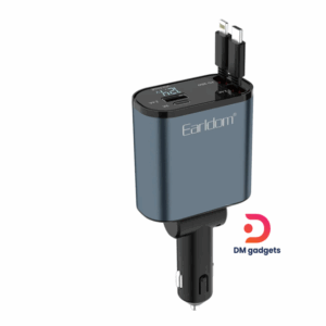 Earldom®ES-CC38 Retractable 4in1 Car Mobile phone Charger-Black