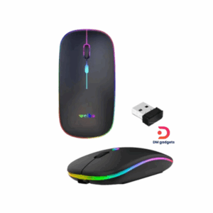 Weibo®RF6800 RGB Bluetooth Wireless 2.4Gz Computer Mouse - Black
