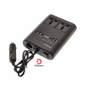 Olesson®NO.1662 Intelligent Car Power Inverter-150W-12VDC with 4 USB-Ports-Black