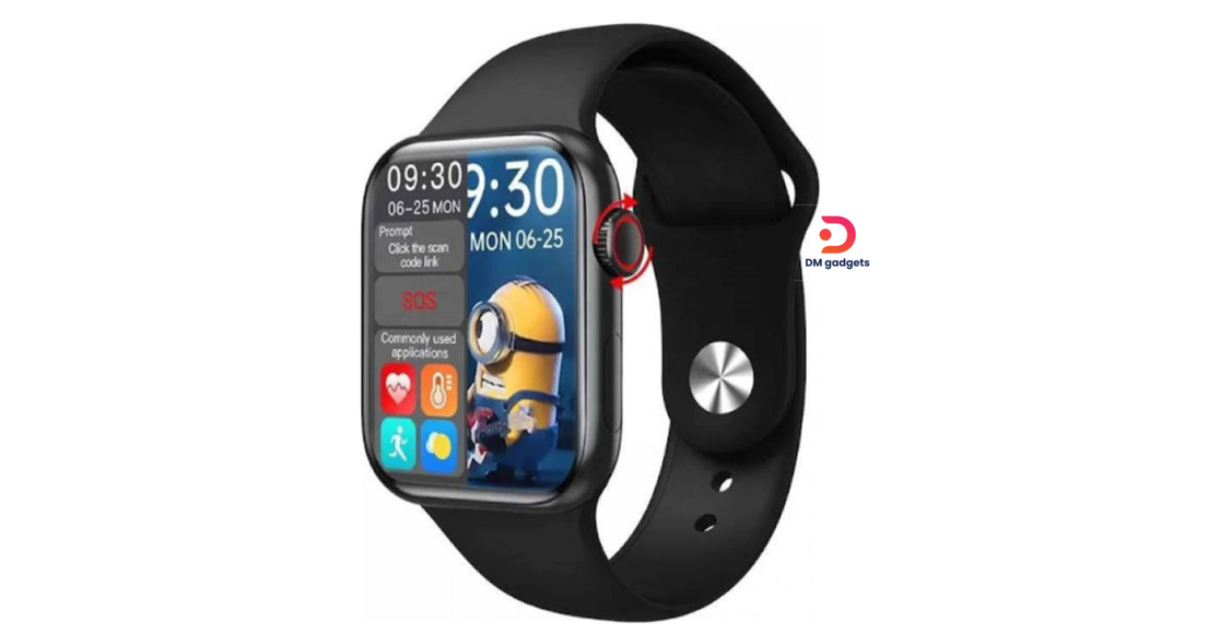 LG83X®Max Smart Watch Set with 3 Straps - Black