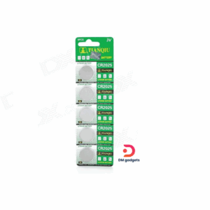 TIANQIU®Batteries – CR2025 – 3V – 5pcs