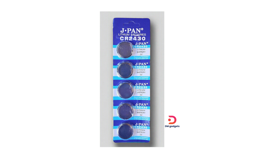 J-PAN®CR-2430 Lithium 3V Batteries 5 Pcs