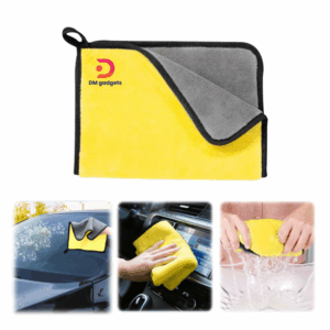 Carfans® 60x160cm Car Wash Towel – Grey Yellow