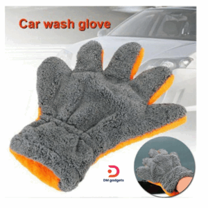 Carfans® CF13119 Car Wash Gloves Detailing Microfiber Grey-Orange