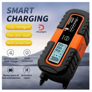 X-WHEAT®W17926 Car Battery Charger 6/12V  Black-Orange