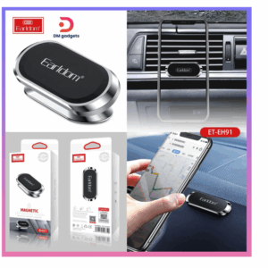 Earldom®ET-EH91 Magnetic 360° Adjustable Car Holder Silver-Black