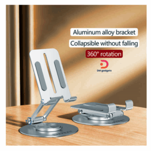 Earldom®ET-EH283 360° Rotating Aluminum Alloy Foldable Desktop Phone+ Tablet Stand