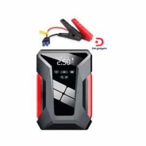 Andowl®Q-D0250 Portable Car Battery Starter With 1700mAh Power Bank – Multi-function car jump starter - Black