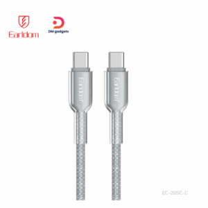 Earldom® EC-205C-C is a high-speed PD60W USB-C cable 1m-Grey