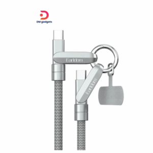 Earldom®EC-208C-C 2-IN-1 USB-C to USB-C 60W Charging Cable 1.2m