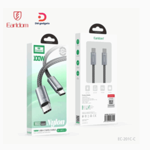 Earldom® EC-201C-C 100W Nylon USB-C to C Charging Cable 1M