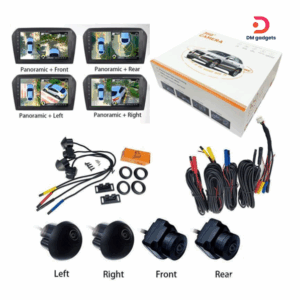 ET-360® Car camera 360° 4 Cameras Round View 3D Parking Camera Kit 1080P - Black