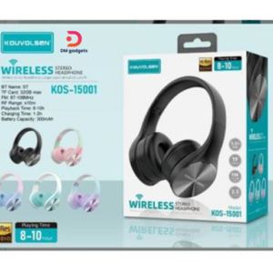 Kouvolsen®KOS-15001 Wireless Bluetooth Headset - Black