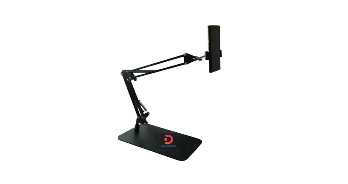 DM® Foldable tabletop smartphone and tablet stand with sturdy - Black
