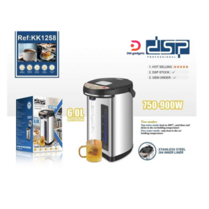 DSP®KK1258 Electric hot water dispenser with LED display and smart multi-setting touch buttons Silver-Black