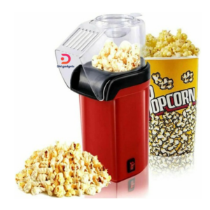JAMAKY®JMK9001 Popcorn maker – Fat-Free & Oil-Free Hot Air 1200W Red-Black