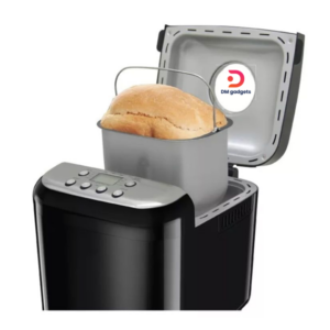 RAF® R.208 LCD Display, 19 Digital Programs, Bread Maker 600W Black-Silver