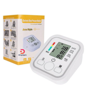 DM® Digital Blood Pressure Monitor with LCD Display - White