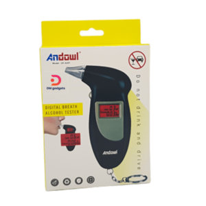 Andowl® QY-AJ01 Digital Alcohol Meter - Black