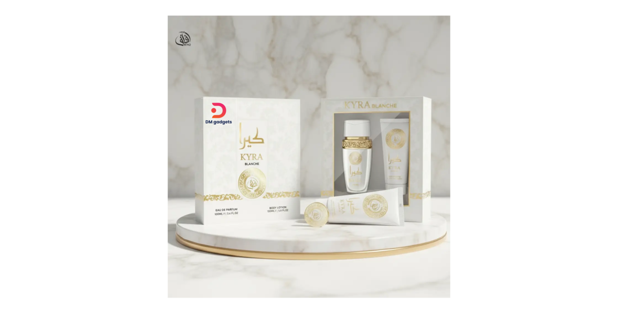 Afaq®2 pcs Kyra Blanche Perfume Set 100 ml + Body Cream 150 ml for Women